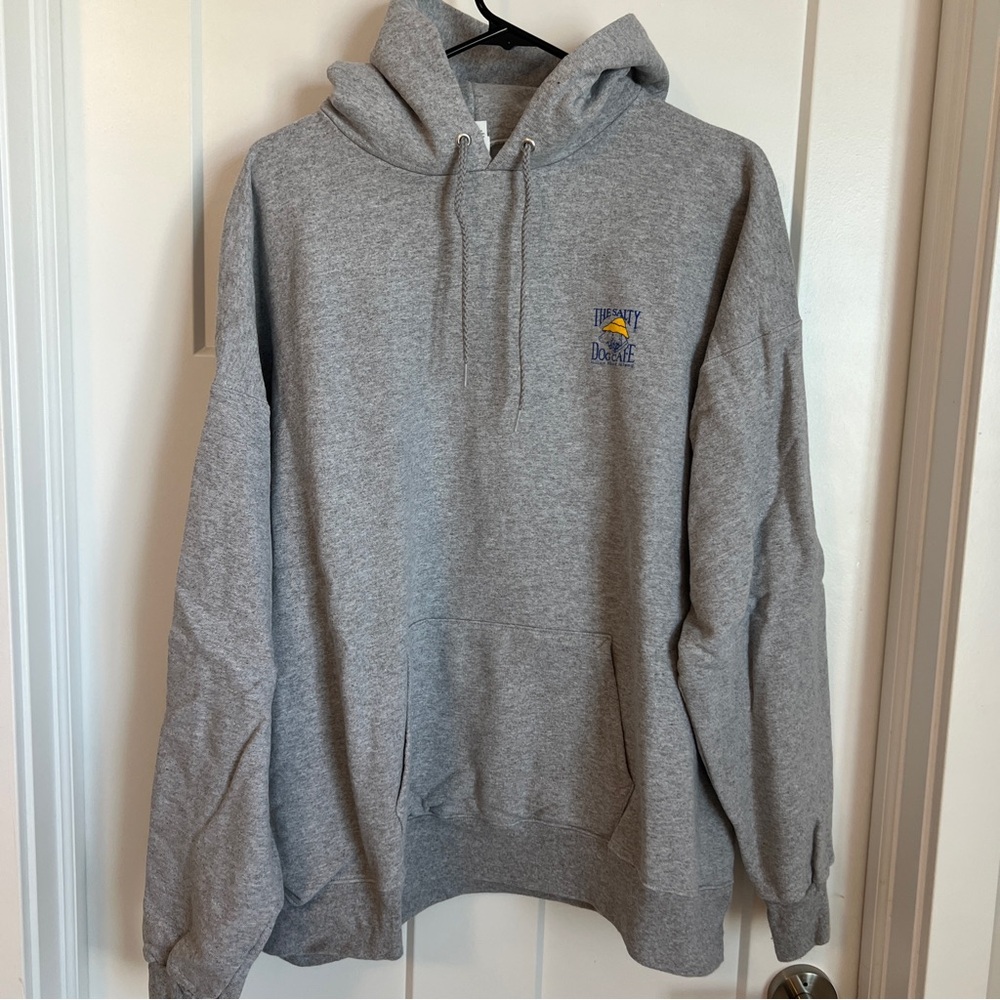 Gray Hooded Sweatshirt